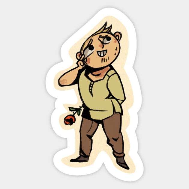 DAO LI Alistair Sticker by doodlownick